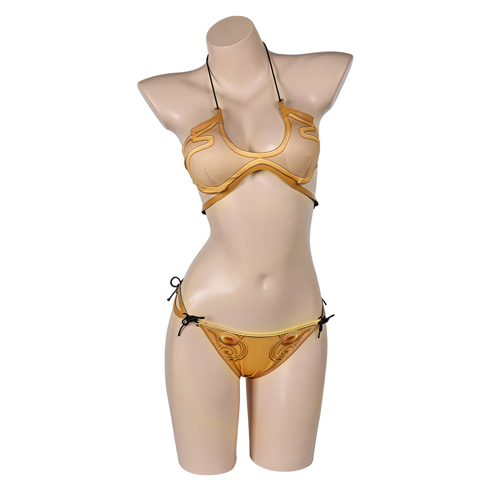 Prinzessin Leia Sommer 2tlg. Badeanzug Damen Bademode Bikini