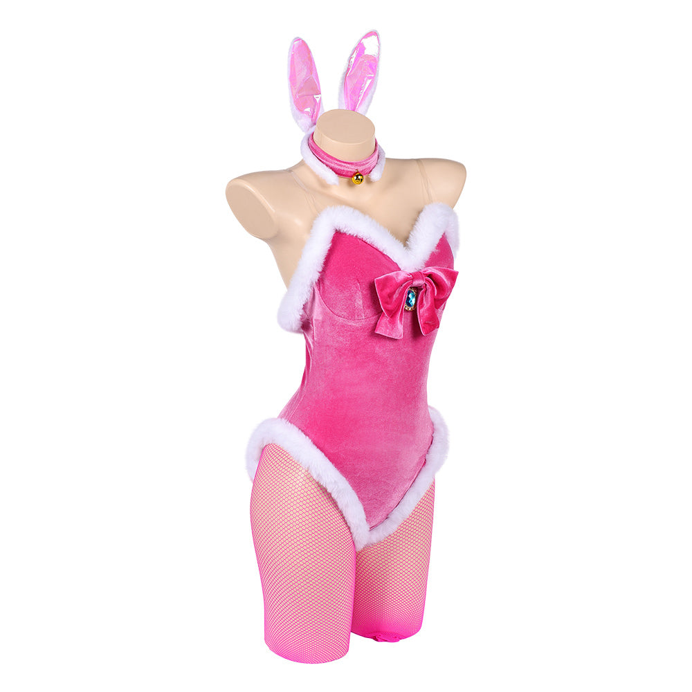 Prinzessin Peach rosa Bunny Girl Outfit Super Mario Peach Cosplay Kostüm
