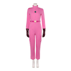 Prinzessin Peach rosa Jumpsuit Der Super Mario Galaxy Film Cosplay Kostüm