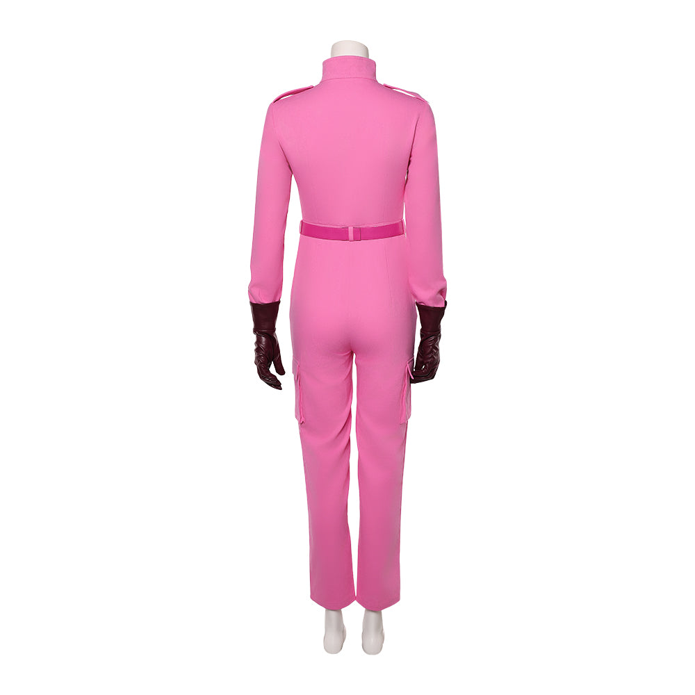 Prinzessin Peach rosa Jumpsuit Der Super Mario Galaxy Film Cosplay Kostüm