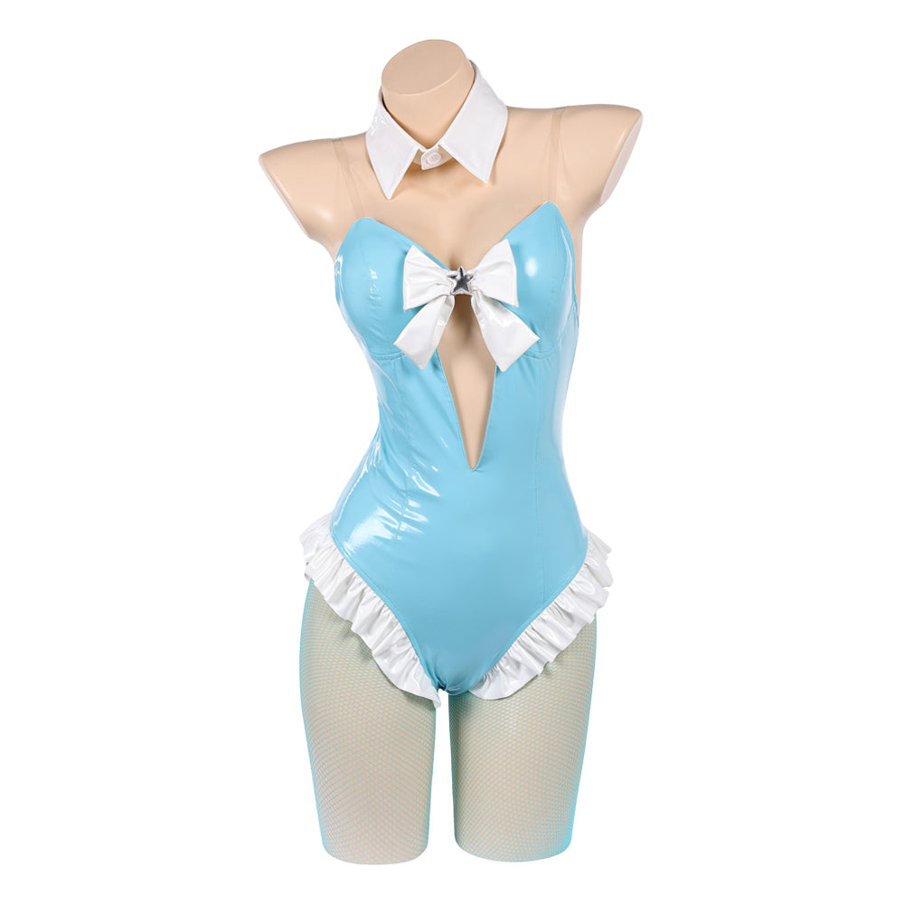 Prinzessin Rosalina Bunnygirl Kostüm Super Mario Rosetta Cosplay Outfit