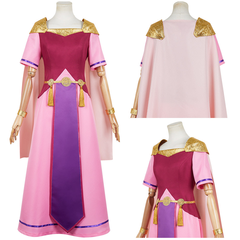 Prinzessin Zelda Kleid The Legend of Zelda: Echoes of Wisdom Zelda Cosplay Kostüm