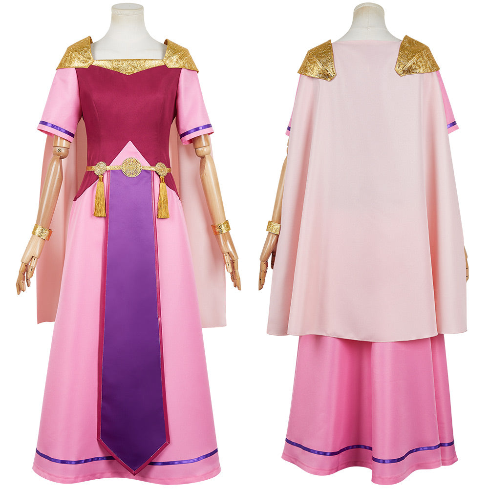 Prinzessin Zelda Kleid The Legend of Zelda: Echoes of Wisdom Zelda Cosplay Kostüm