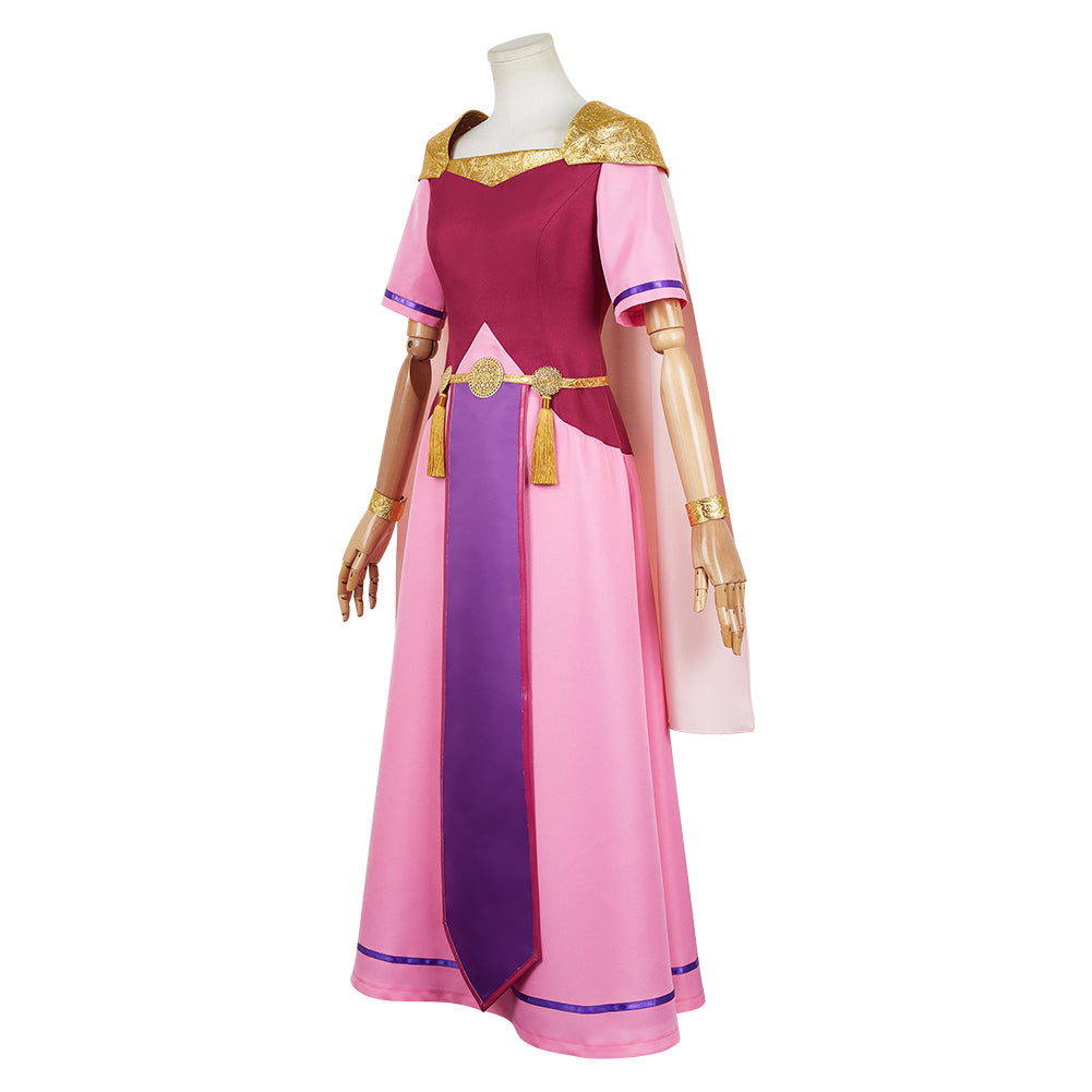 Prinzessin Zelda Kleid The Legend of Zelda: Echoes of Wisdom Zelda Cosplay Kostüm