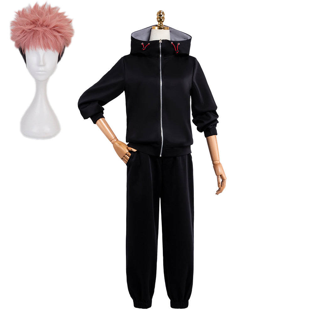 JJK-Yuji Itadori uniform Cosplay Kostüm Halloween Karneval Outfit