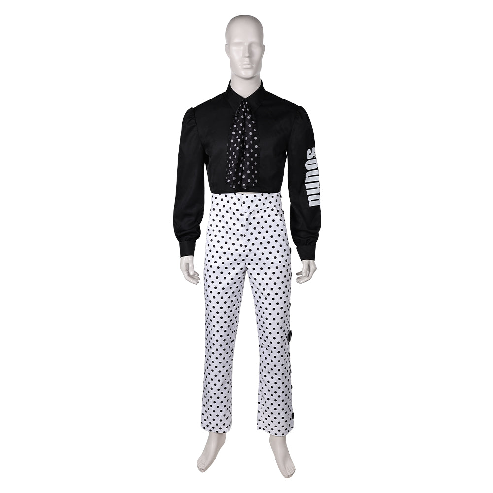 Purple Rain Prince Rogers Nelson Black & White Kostüm Cosplay Outfits