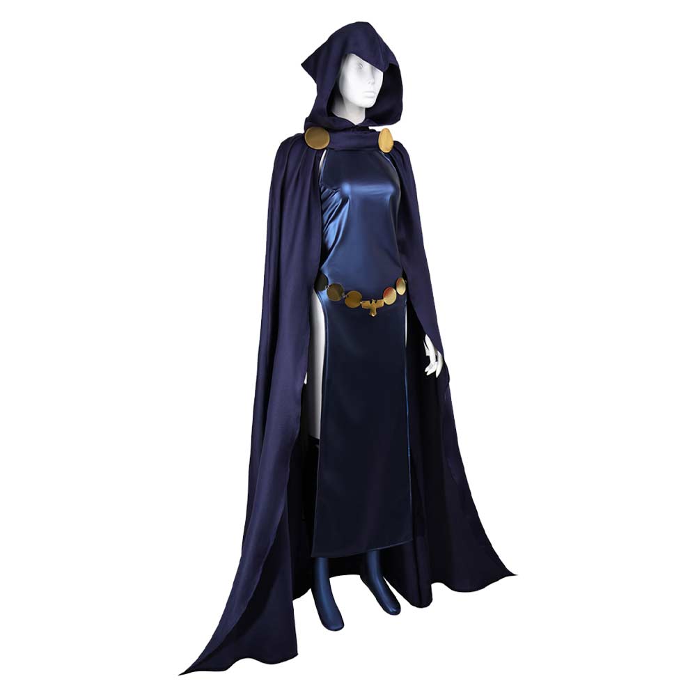 Raven Jumpsuit Teen Titans Raven Cosplay Kostüm Set