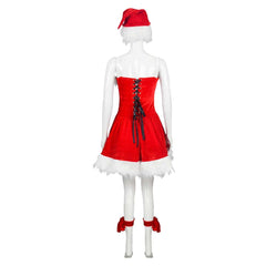 Red Dance rot Kleid Weihnachtskleid Damen Cosplay Kostüm
