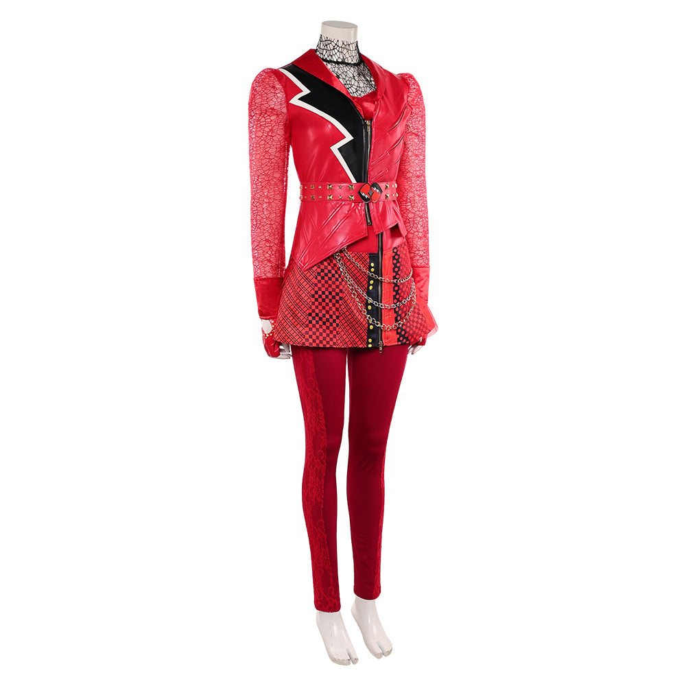 Red Kostüm Set Descendants: Wicked Wonderland 2026 Red Damen Cosplay Outfit