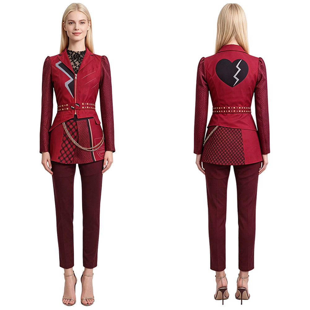 ​Red Kostüm Set Descendants: Wicked Wonderland Red Cosplay Outfit