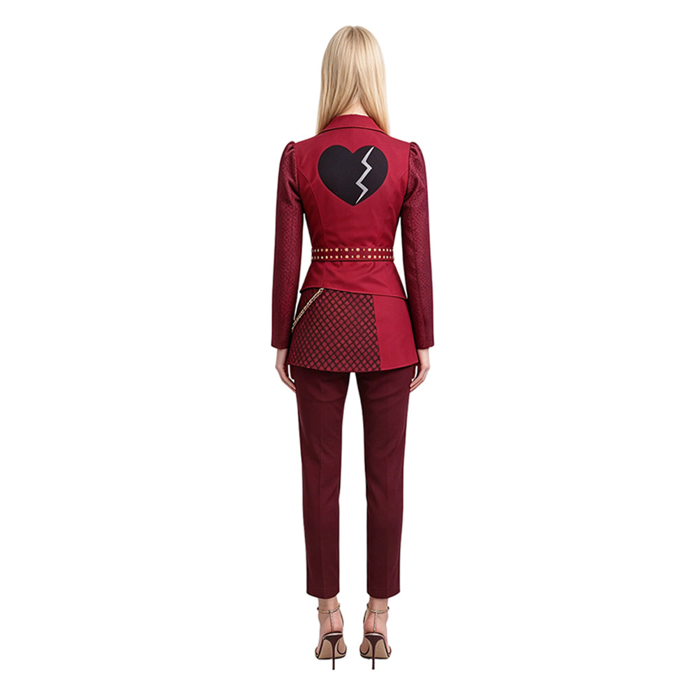 ​Red Kostüm Set Descendants: Wicked Wonderland Red Cosplay Outfit