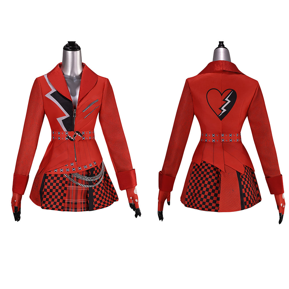 Red Kostüm Set Descendants: Wicked Wonderland Red Kostüm Cosplay Outfit