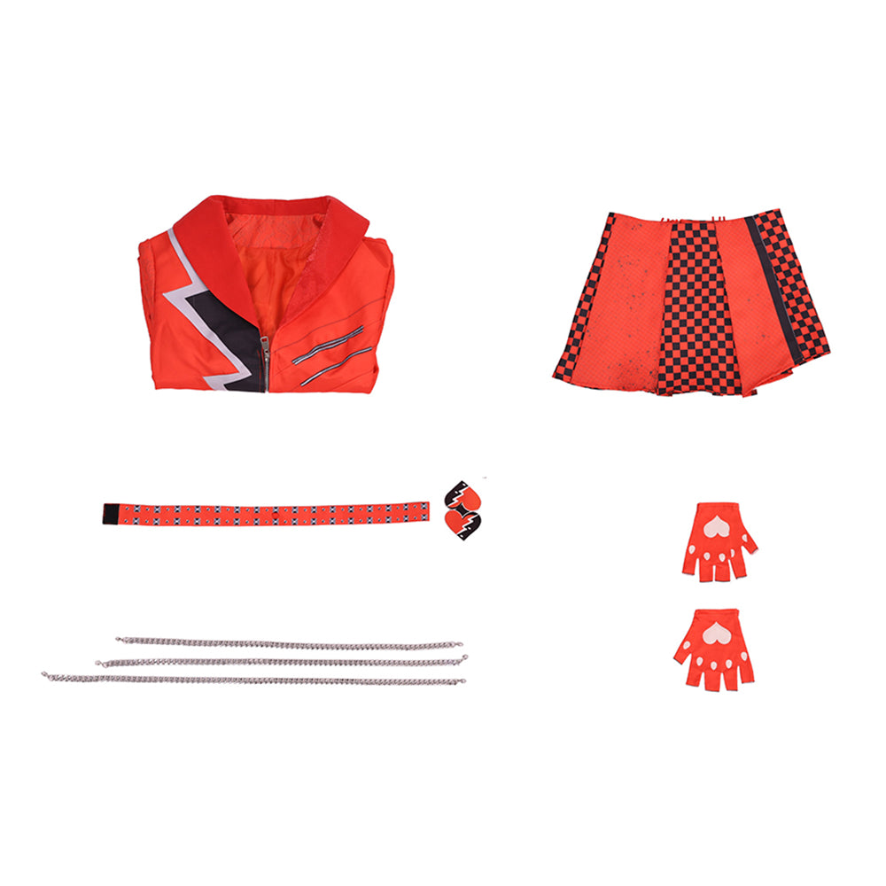 Red Kostüm Set Descendants: Wicked Wonderland Red Kostüm Cosplay Outfit