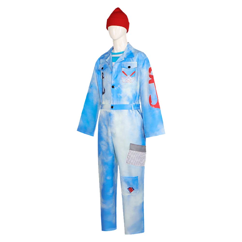 Red Kostüm Set für Kinder Jungen Descendants: Wicked Wonderland Red Cosplay Outfit