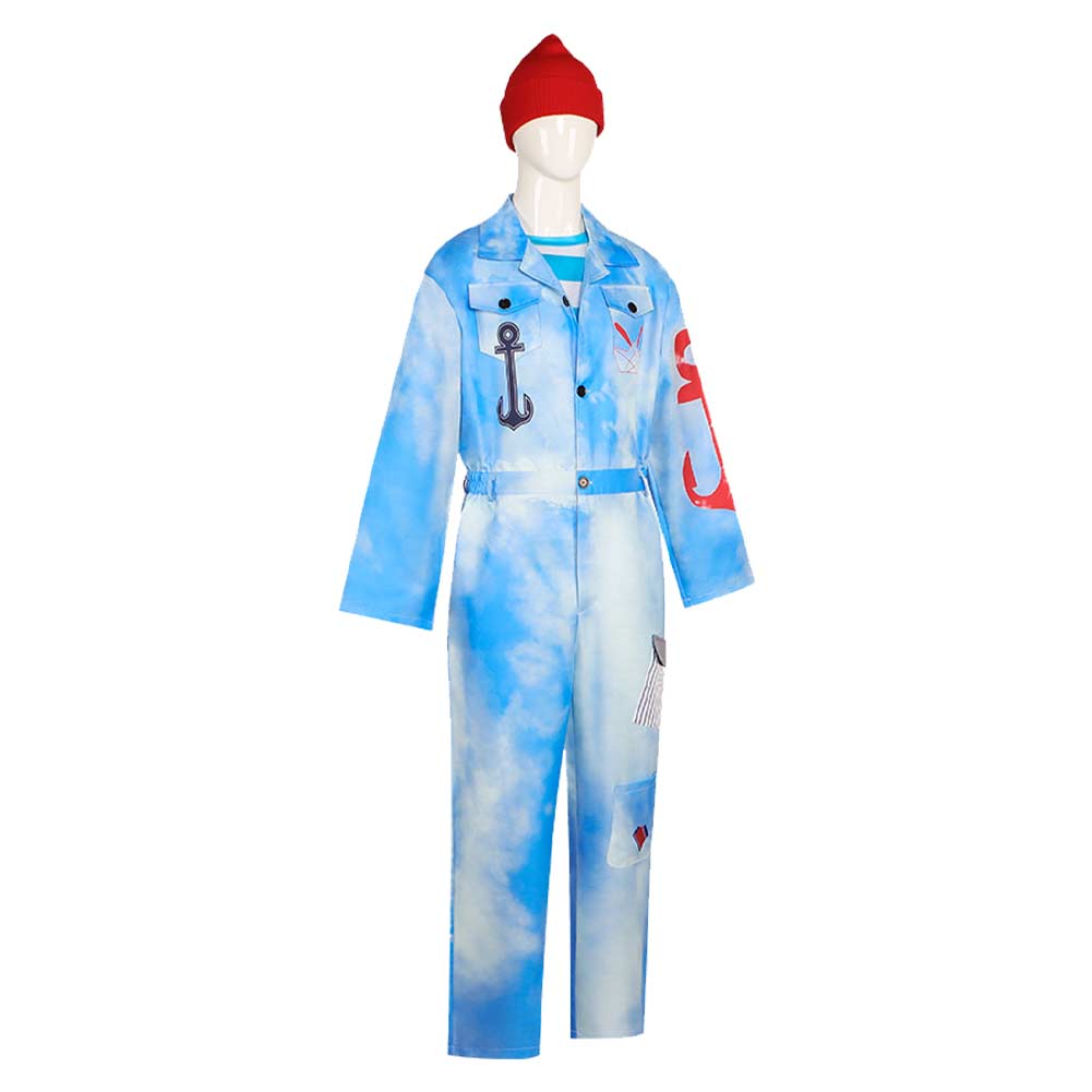 Red Kostüm Set für Kinder Jungen Descendants: Wicked Wonderland Red Cosplay Outfit