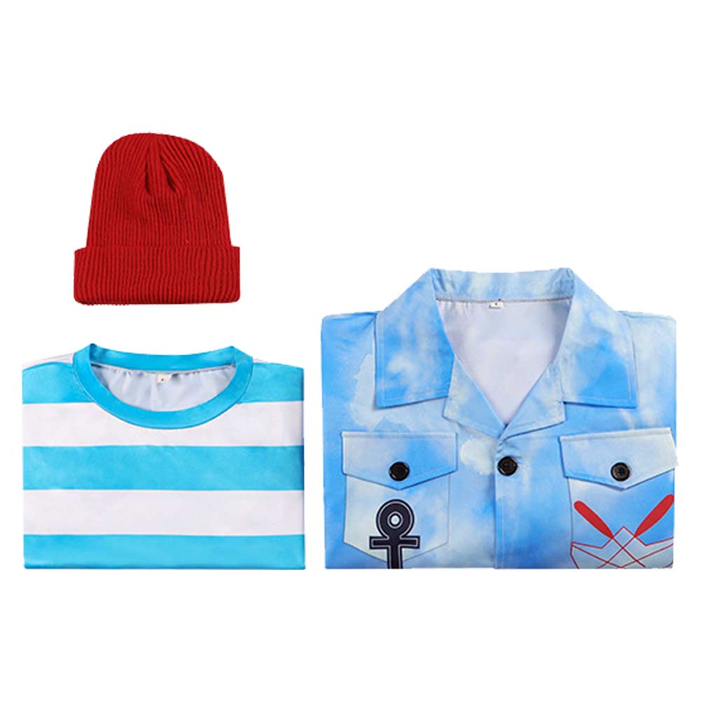 Red Kostüm Set für Kinder Jungen Descendants: Wicked Wonderland Red Cosplay Outfit
