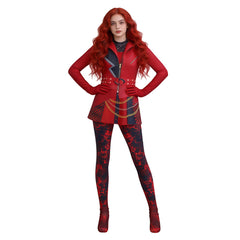 Red Kostüm Set Jumpsuit Descendants Red Cosplay Outfit