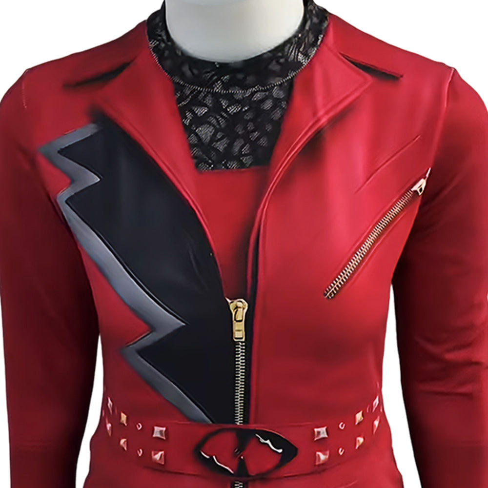 Red Kostüm Set Jumpsuit Descendants Red Cosplay Outfit