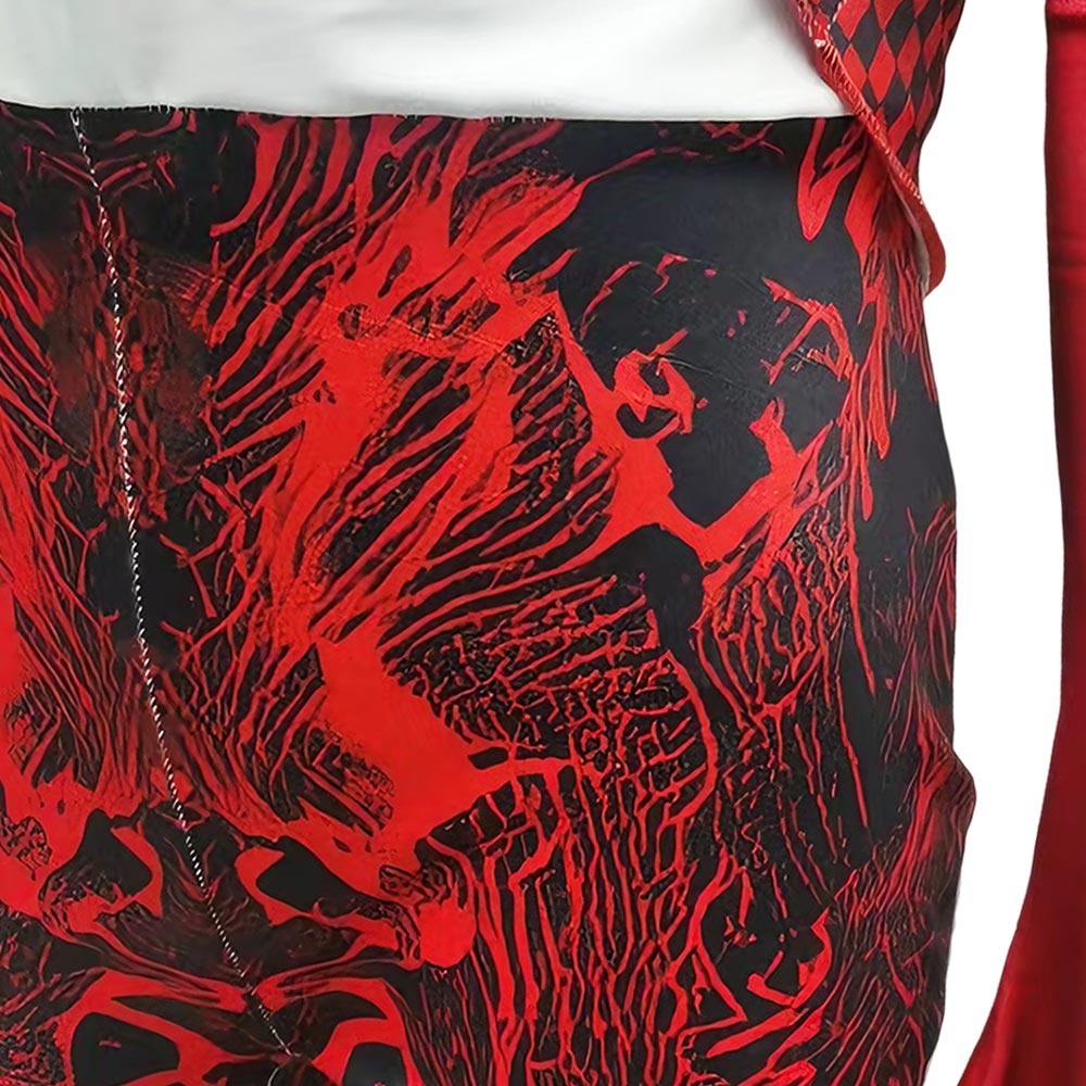 Red Kostüm Set Jumpsuit Descendants Red Cosplay Outfit