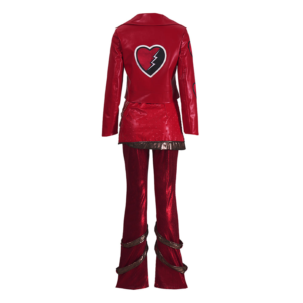 Red rot Kostüm Set Descendants: Wicked Wonderland Red Cosplay Outfit