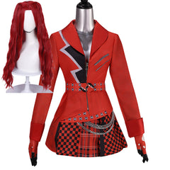 Red Kostüm Set Descendants: Wicked Wonderland Red Kostüm Cosplay Outfit
