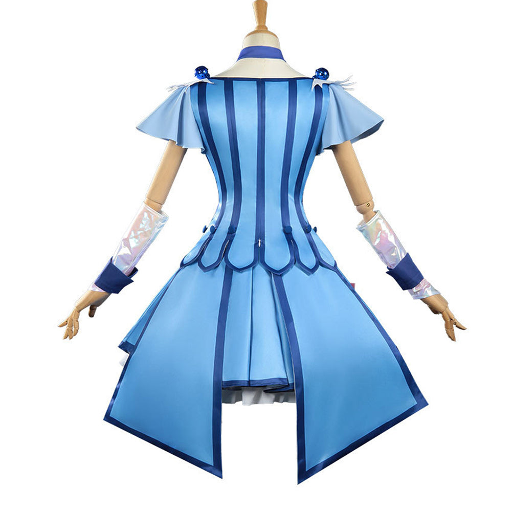 Reika Aoki blau Kostüm Pretty Cure Reika Cosplay Outfit