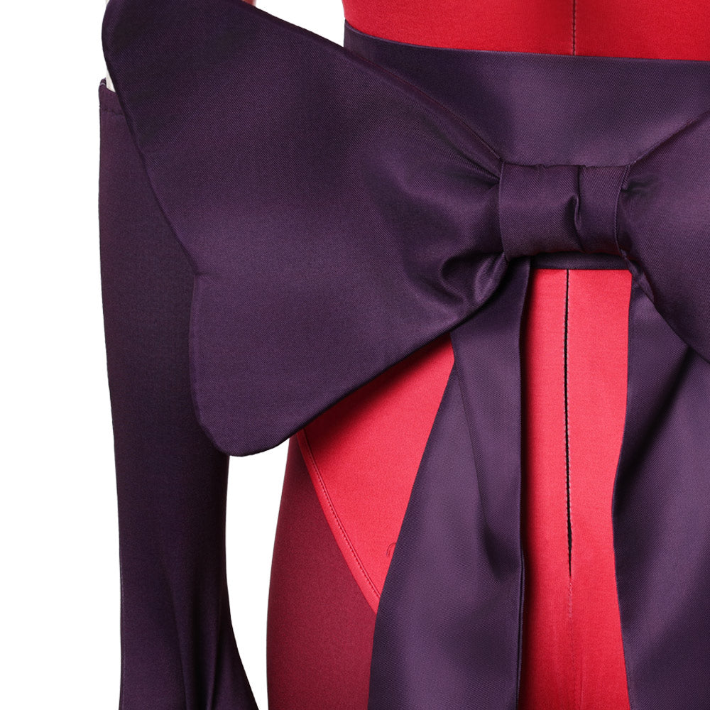 Robo Fizz Kitty rot Kostüm Hazbin Hotel Kitty Cosplay Outfit