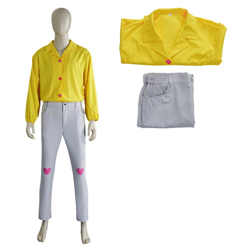 Romance gelb Outfits Boygroup Dämon Romance Cosplay Kostüm