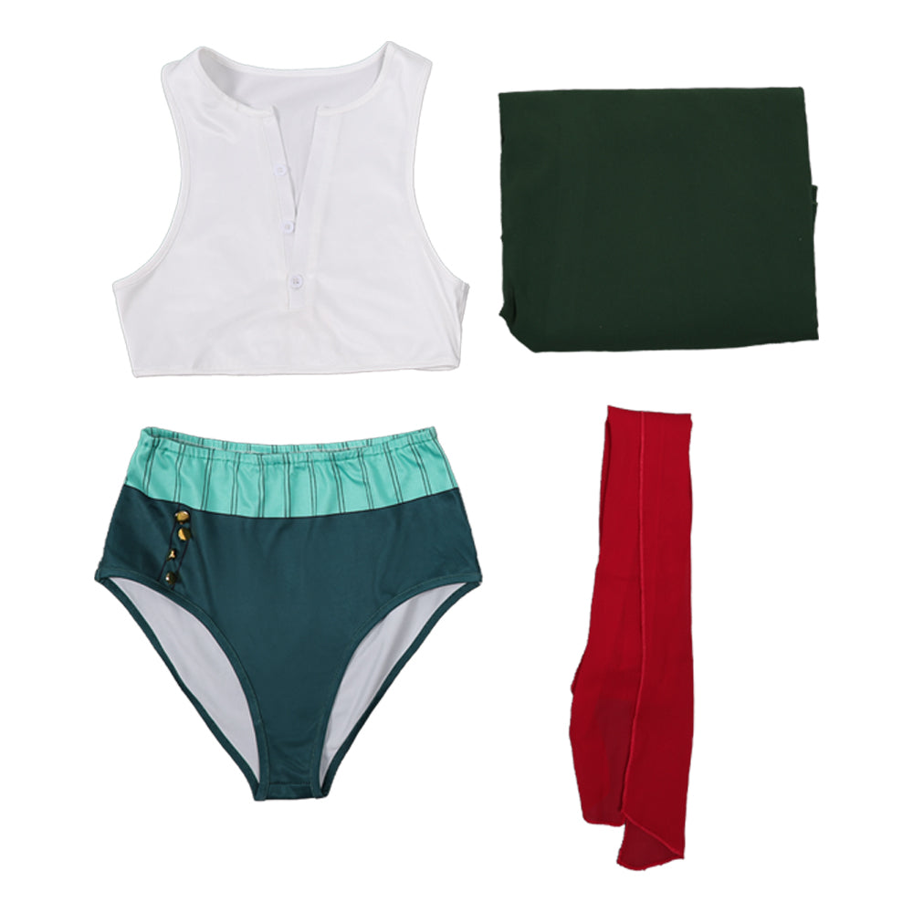 Roronoa Zoro Corssplay Damen Bademode Cosplay Outfit
