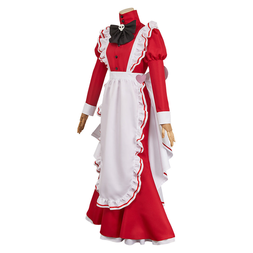 Rosie Hellaverse Diesntmädchen Outfit Hazbin Hotel 2025 Auntie Rosie Cosplay Kostüm