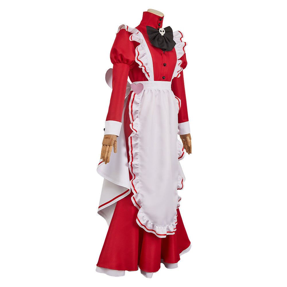 Rosie Hellaverse Diesntmädchen Outfit Hazbin Hotel 2025 Auntie Rosie Cosplay Kostüm