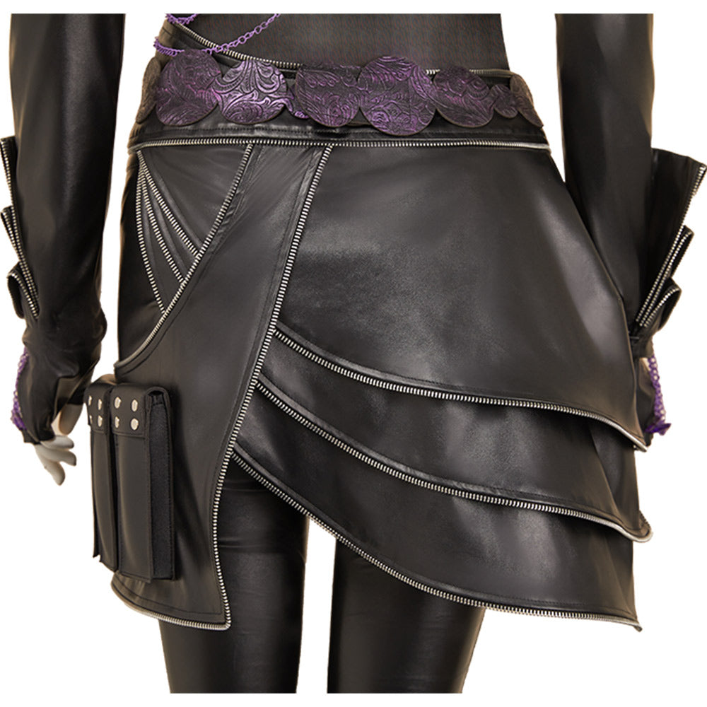 Rumi schwarz Kostüm Set Kpop Demon Hunters Rumi Cosplay Outfits
