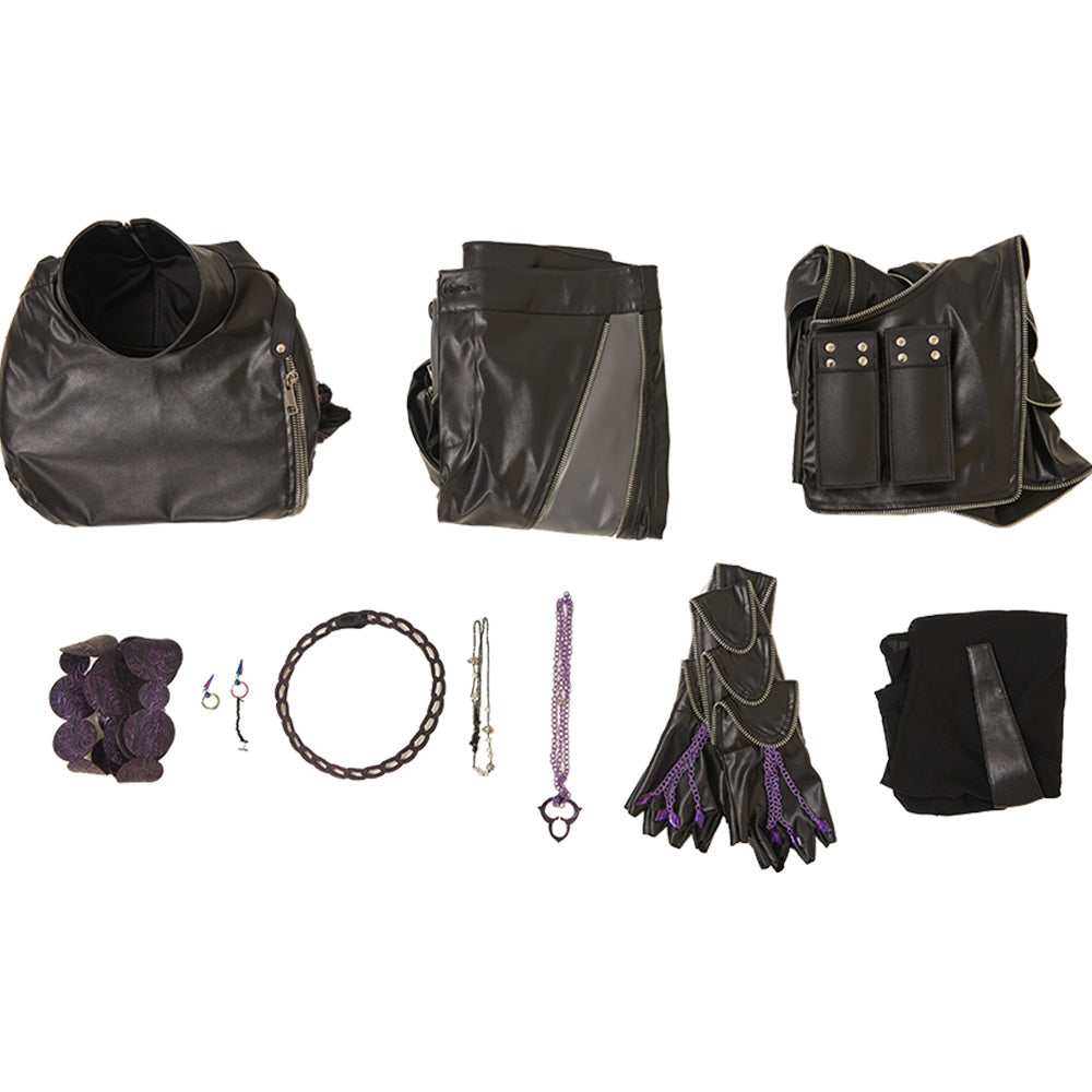 Rumi schwarz Kostüm Set Kpop Demon Hunters Rumi Cosplay Outfits