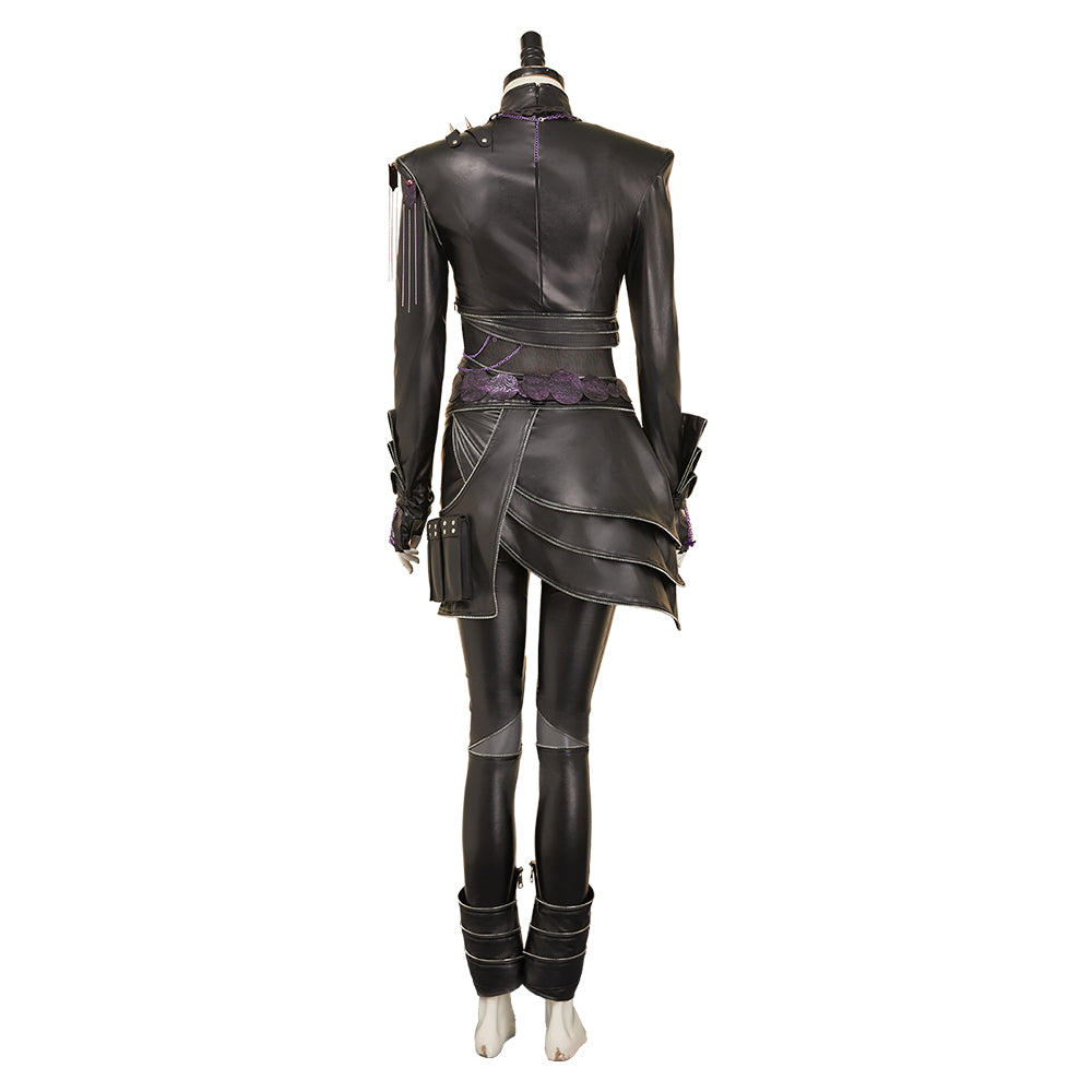 Rumi schwarz Kostüm Set Kpop Demon Hunters Rumi Cosplay Outfits