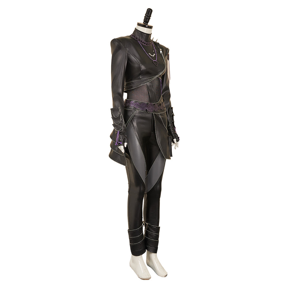 Rumi schwarz Kostüm Set Kpop Demon Hunters Rumi Cosplay Outfits
