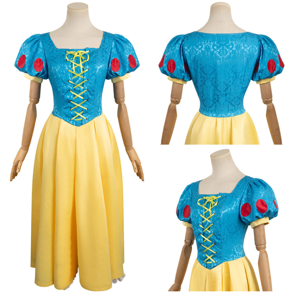 Schneewittchen Kleid Snow White Kostüm Cosplay Halloween Halloween Outfits 