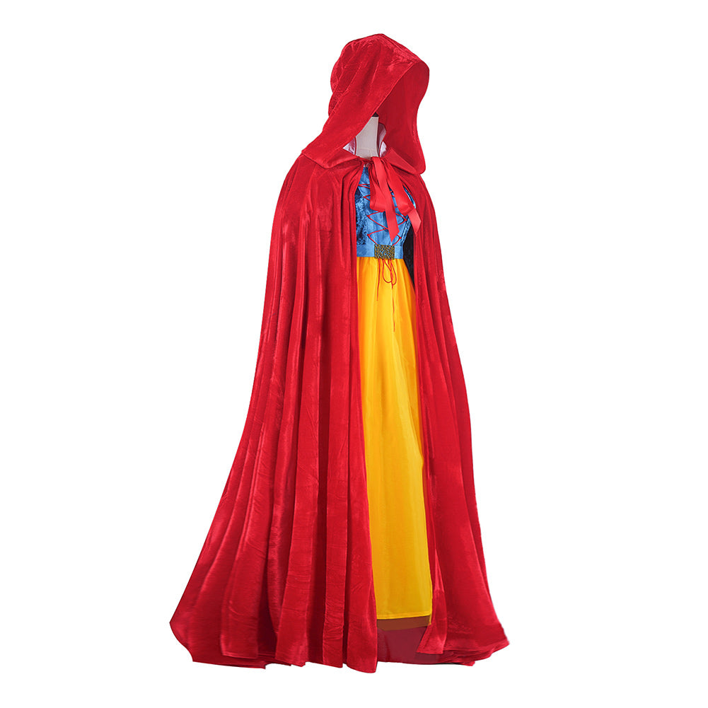 Schneewittchen(2025) Schneewittchen Kleid mit Umhang Cosplay Outfits
