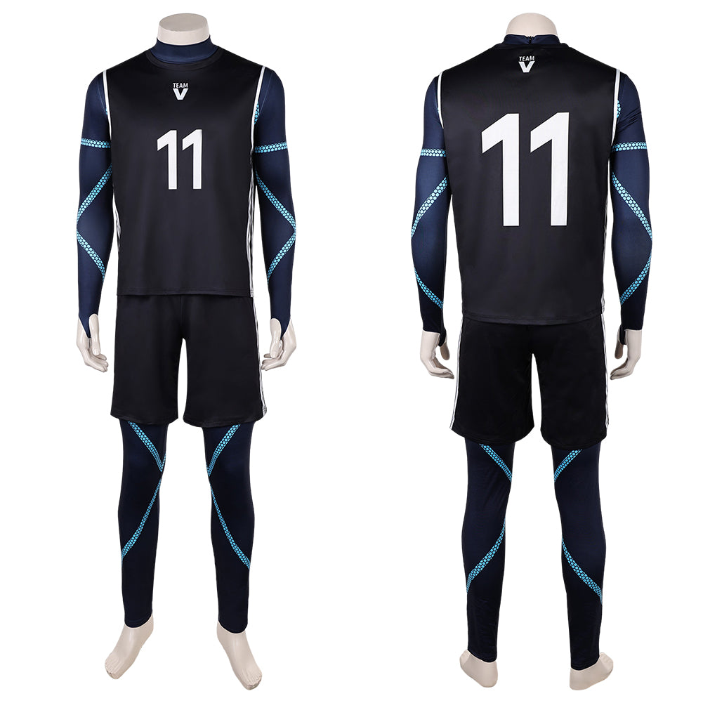 Seishiro Nagi Team V Uniform 11 Blue Lock Seishiro Cosplay Outfit