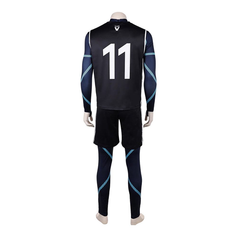 Seishiro Nagi Team V Uniform 11 Blue Lock Seishiro Cosplay Outfit