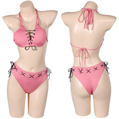 SFV Lucia Morgan Erwachsene Damen Badeanzug Originelle 2tlg. Bademode rosa Bikini