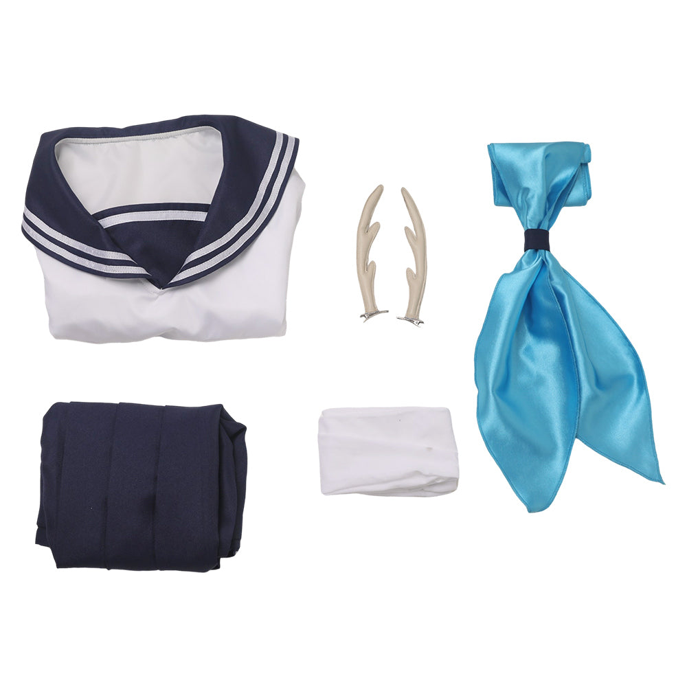 Shikanoko Nokonoko Koshitantan Noko Shikanoko Uniform Cosplay Outfits