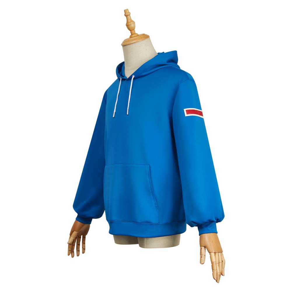 Shin Asakura blau Hoodie SAKAMOTO DAYS Shin Cosplay Outfits 