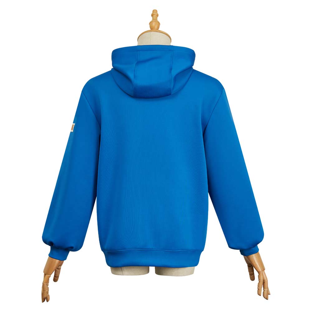 Shin Asakura blau Hoodie SAKAMOTO DAYS Shin Cosplay Outfits 