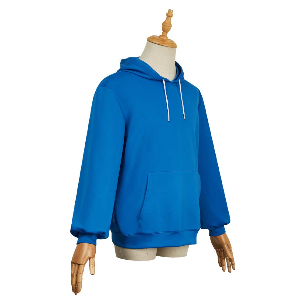 Shin Asakura blau Hoodie SAKAMOTO DAYS Shin Cosplay Outfits 