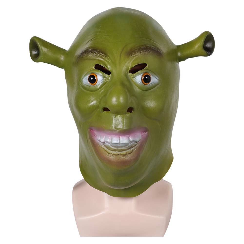 Shrek – Der tollkühne Held Shrek Latex Maske mit Handschuhe Cosplay Requisite