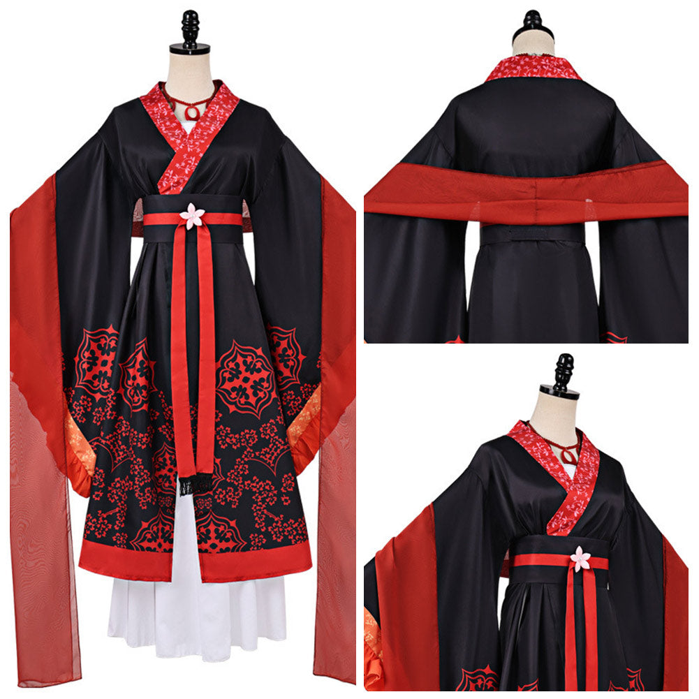 Shu Keigetsu rot Though I Am an Inept Villainess Kostüm Shu Keigetsu Cosplay Outfit