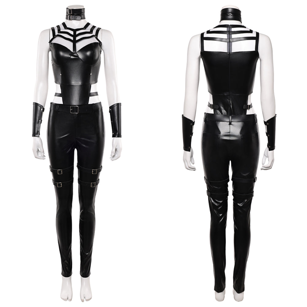 Sindel schwarz Jumpsuit Mortal Kombat Sindel Cosplay Kostüm