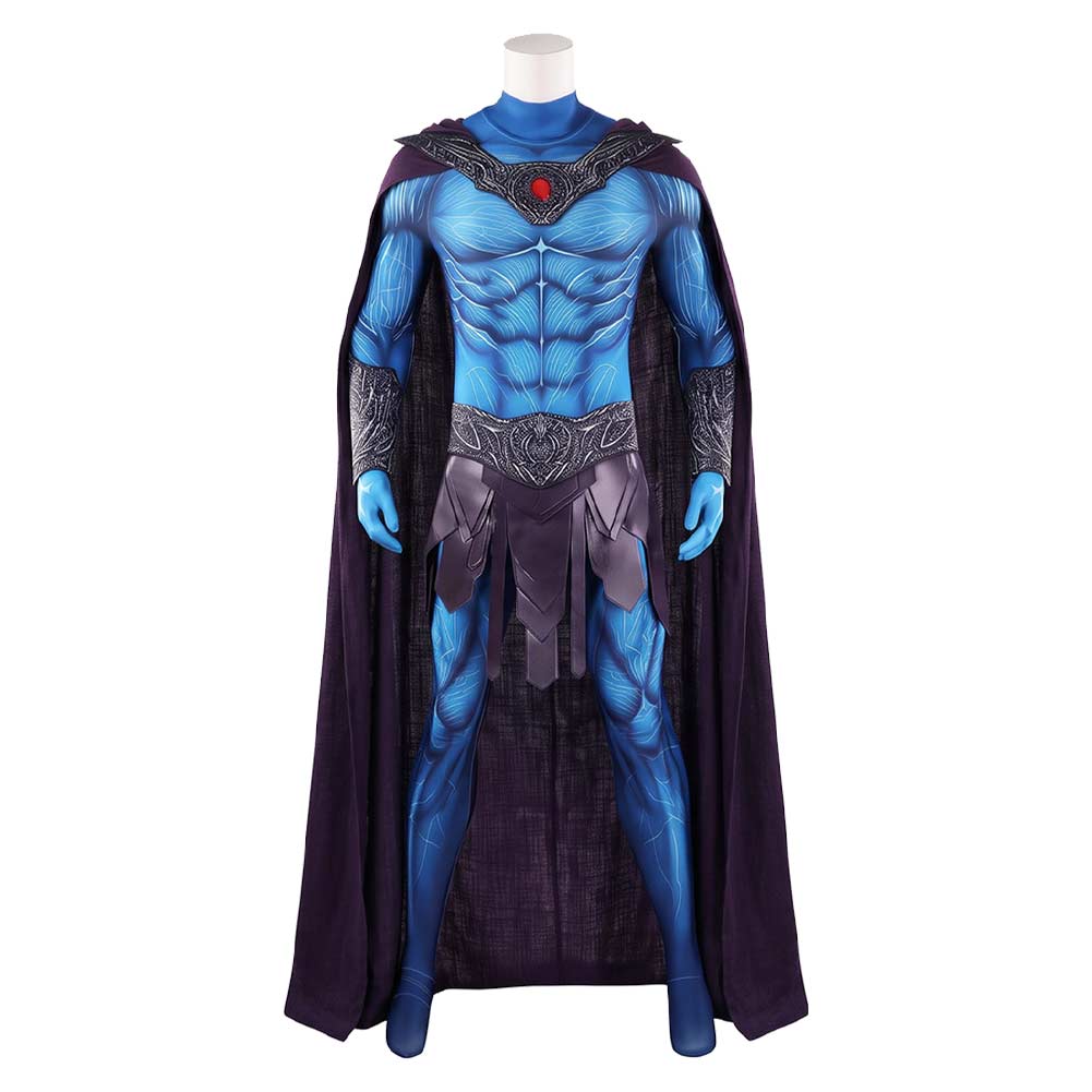 Skeletor Kostüm Set Jumpsuit Masters of the Universe Skeletor Cosplay Outfit