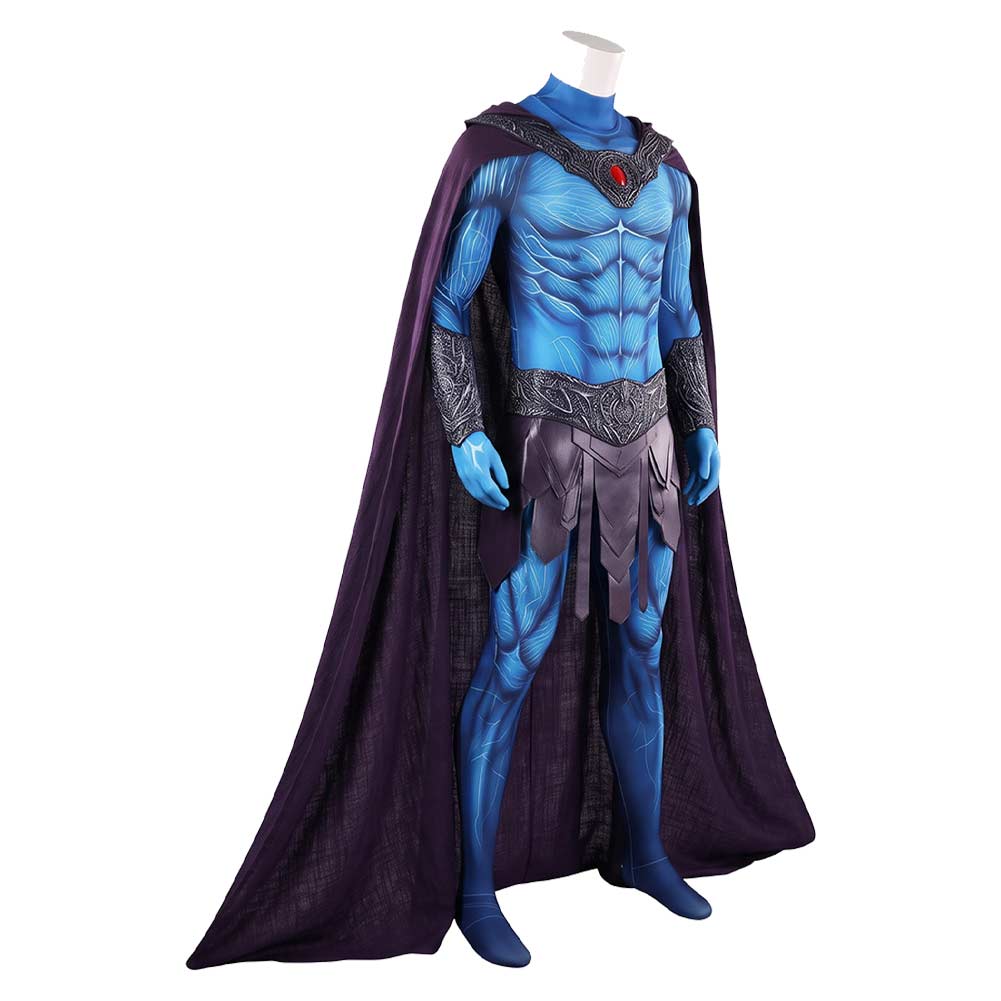 Skeletor Kostüm Set Jumpsuit Masters of the Universe Skeletor Cosplay Outfit