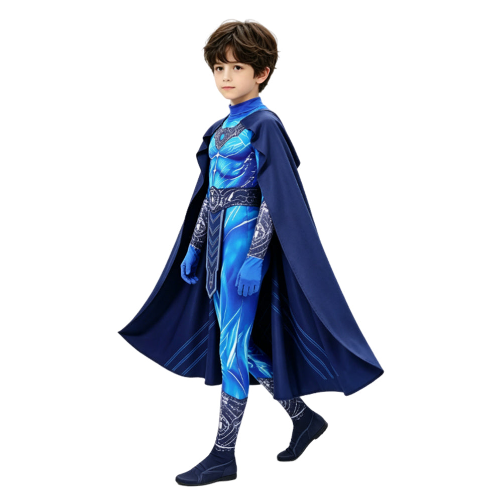 Skeletor Kostüm Set Kinder Masters of the Universe Skeletor Cosplay Outfit